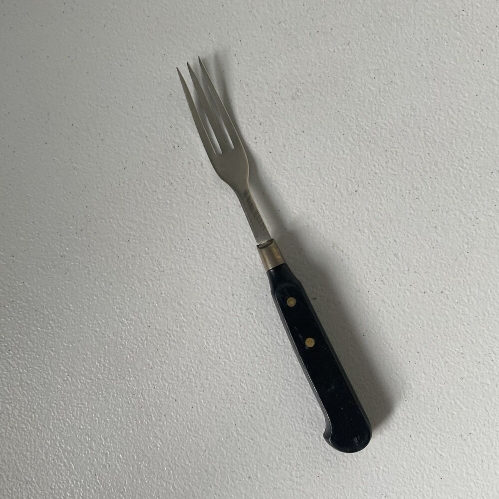 Granny's Fork by Imperial Stainless Steel Black USA Made 3 Tines 7.5' Utensil